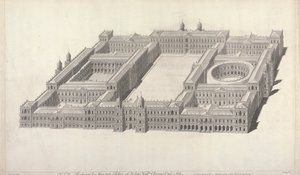 Palais de Whitehall. Le côté de Charing Cross. - Tobias Müller