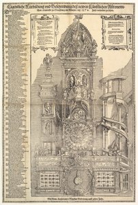 Horloge astronomique dans la cathédrale de Strasbourg, 1574