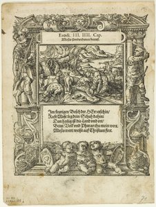 Moïse et le buisson ardent (recto) et L