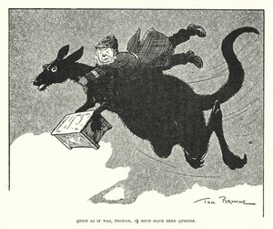 Aussi rapide que cela ait été, cela devait être encore plus rapide (lithographie) - Tom Browne