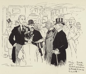 Le bar au National Sporting Club - Tom Browne