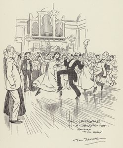 Le Cake Walk à un bal à un shilling, Holborn Town Hall - Tom Browne