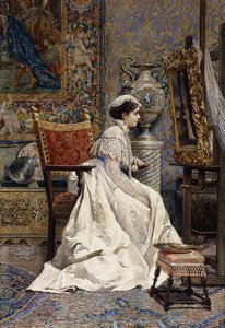 Une belle connaisseuse, 1874 - Tomas Moragas y Torras