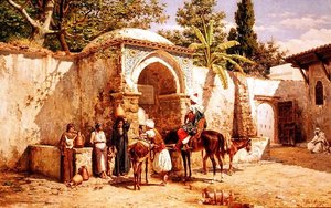 Conversation au puits - Tomas Moragas y Torras