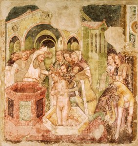 Légende de Sainte Ursule : Baptême du prince d