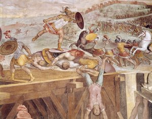 Horatius Coclès sur le pont Sublicien - Tommaso Laureti