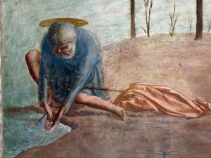 Pierre extrayant la pièce du poisson, Santa Maria del Carmine