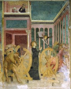 Sainte Catherine sauvée par un ange - Tommaso Masolino da Panicale