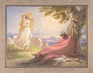 Tasso contemplant la beauté, 1823 - Tommaso Minardi