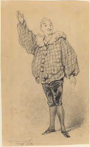Lepeintre Aîné dans le rôle de Paillasse - Tony Johannot