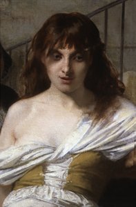 Une femme folle. (détail) - Tony Robert Fleury