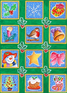 12 carrés pour Noël
