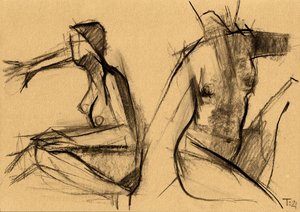 Nus féminins abstraits - Tore Bahnson
