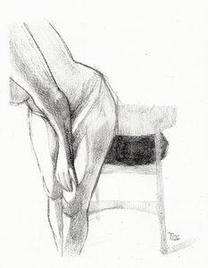 Forme nue courbée
