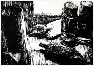 Bouteilles noires et blanches - Tore Bahnson
