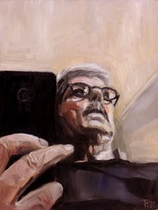 Autoportrait peint