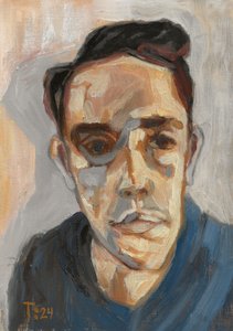 Portrait au regard ombragé - Tore Bahnson