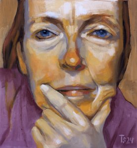 Une femme perdue dans ses pensées - Tore Bahnson