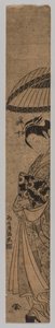 Une belle femme, 1735-1785 - Torii Kiyomitsu