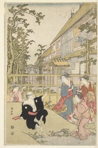 Colin-maillard - Torii Kiyonaga