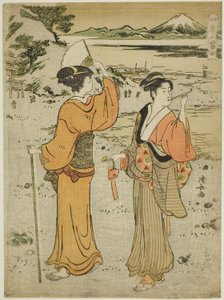 Enoshima, de la série "Le Mont Fuji dans les quatre saisons"
