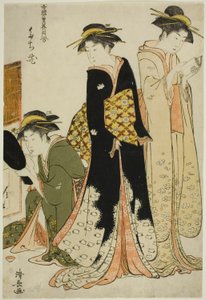 Artistes du Tachibana, de la série "Collection de beautés contemporaines des quartiers de plaisir"