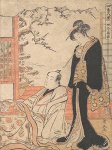 Neige du soir à Banto, vers 1779 - Torii Kiyonaga