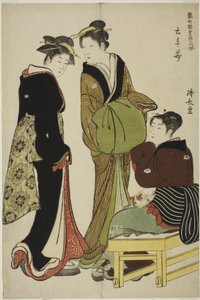 Fleurs du district de Doteshita - Torii Kiyonaga