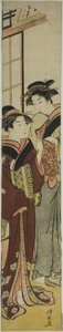 Geisha parlant à sa servante - Torii Kiyonaga