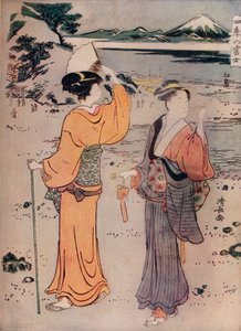 Filles sur le rivage, 17ème siècle, 1914