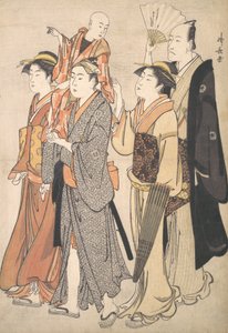 Ichikawa Danjuro V et sa famille