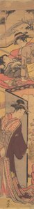 Dans une maison de plaisir, fin du XVIIIe siècle - Torii Kiyonaga