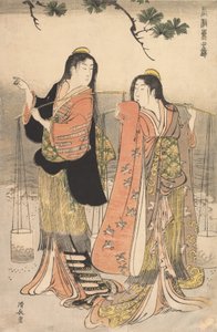 Les Filles de Suma Shiokumi, Suma - Torii Kiyonaga