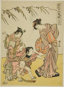 Le Cinquième Mois (Satsuki), de la série "Les Douze Saisons à la mode (Furyu juni kiko)" - Torii Kiyonaga