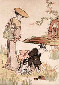 Le Jardin des Iris, vers 1775-1815 - Torii Kiyonaga