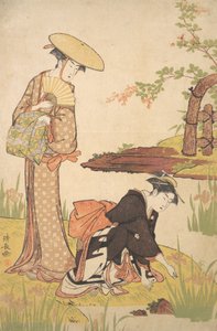 Le jardin des iris - Torii Kiyonaga