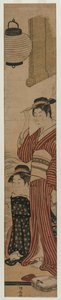 Deux geishas sur un balcon - Torii Kiyonaga