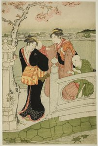 Femmes et enfants sur la chaussée de l
