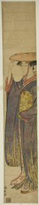 Jeune femme portant un chapeau - Torii Kiyonaga