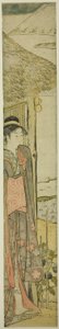 Jeune femme avec des symboles du premier rêve de la nouvelle année - Torii Kiyonaga