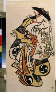 Acteur interprétant un rôle féminin - Torii Kiyonobu I