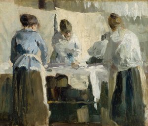 Femmes françaises repassant, 1889