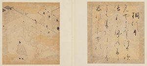 Le Conte de Genji, période Edo, début du 17ème siècle - Tosa Mitsunori