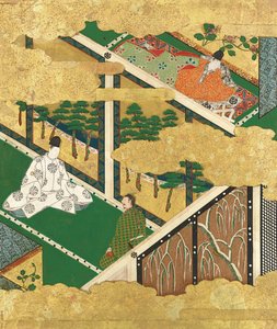 Le Chêne Kashiwagi, fin 16e-début 17e siècle - Tosa Mitsuyoshi