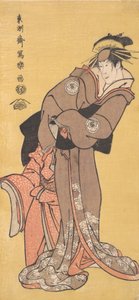 Acteur Segawa Tomisaburo II en tant que courtisane Toyama et acteur Ichikawa Kurizo en tant que Higashi..., 1794-95