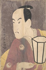 Bando Hikosaburo III en tant que Sagisaka Sanai dans la pièce Koinyobo Somewake Tazuna, 1794