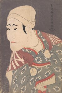 Acteur de Kabuki Morita Kan’ya VIII en porteur de palanquin dans la pièce A Medley of..., 5e mois, 1794
