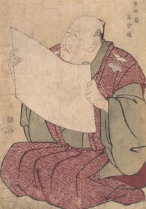 Miyako Dennai III, le directeur de scène du Théâtre Métropolitain Miyako-za - Toshusai Sharaku