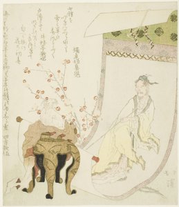 Huang Chuping, immortel taoïste (Jp: Ko Shohei) - Totoya Hokkei