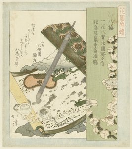 Lunettes sur un rouleau - Totoya Hokkei